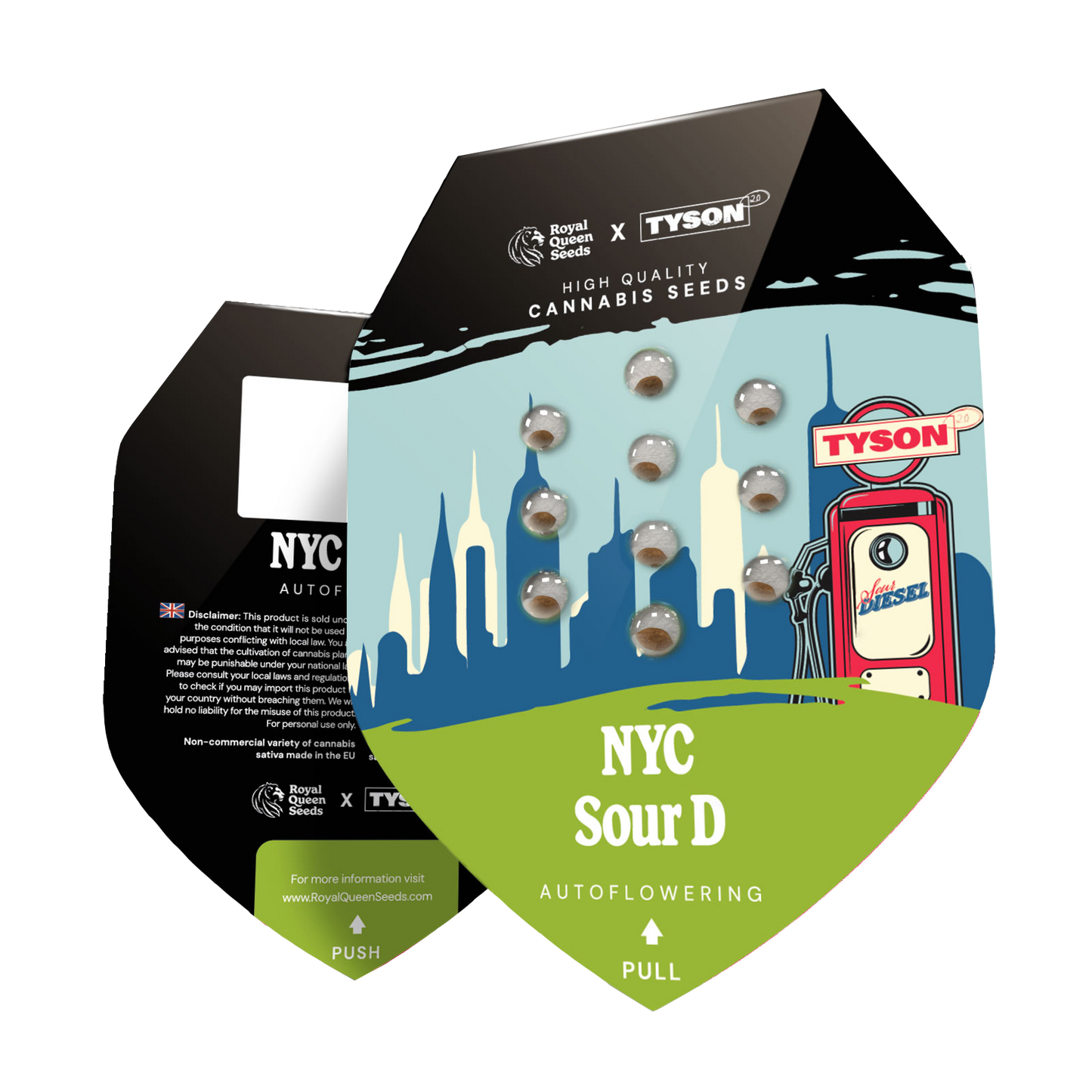 NYC Sour D Auto - Tyson 2.0 x RQS | Royal Queen Seeds